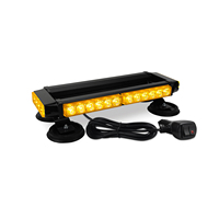 Bandes lumineuses LED haute intensité 72W avec fonction d'avertissement magnétique puissante, dotées de lumières clignotantes rouges et bleues.