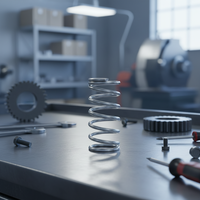 Ressort de compression hélicoïdal industriel sur mesure Guanglei, en acier, pour instruments de précision, certifié ISO, OEM/ODM