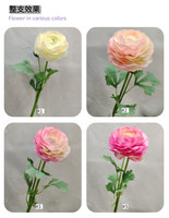 Bunga Ranunculus Artificial Real Touch Terlaris Desain Kupu-kupu Berkualitas Tinggi untuk Dekorasi Pernikahan