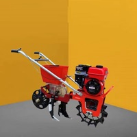 Motoculteur manuel à essence pour ferme/jardin avec semoir à maïs, fertiliseur, bêche et outils agricoles multifonctions