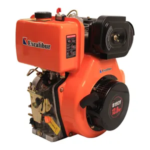 Excalibur 1 Cilindro S192fe 12hp 13hp 4 Sroke Pequeno Eixo Vertical Diesel Motor Diesel