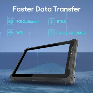 T10W-2D kazan-camlar Wifi BT5.0 1D2D barkod tarayıcı 8gb 128gb 11th Gen industrial endüstriyel 4g Wifi 10 inç sağlam Tablet pc bilgisayar