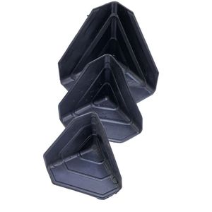 Protections d'angle en plastique noires résistantes aux chocs pour l'emballage de meubles, la logistique et la livraison express - Product Image 4