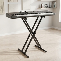 Custom Logo HY-805 Detachable Double-X Shaped Adjustable Height 30-100cm High Quality Metal Keyboard Stand OEM/ODM Service for