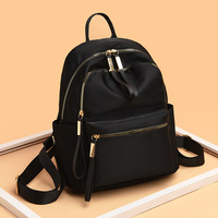 Nouveau sac à dos décontracté pour femme, style coréen, tendance, imperméable, résistant à l'usure, en tissu Oxford, avec fermeture éclair, petit sac à dos de voyage