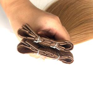 ผมมนุษย์ย้อมสีผมตรงจากเรมี่เกรดของรัสเซียผมต่อผมมนุษย์ย้อมสีผมได้100ก. ปรับแต่งได้สำหรับถักเปีย - Product Image 6