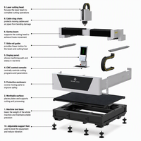 Découpeuse laser CNC haute précision pour acier inoxydable, carbone, aluminium, fonctionnement stable, machine laser à fibre avec certification CE