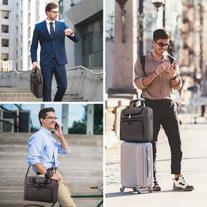 Bolso Bandolera Negro para Portátil, con Gran Espacio y Capas de Almacenamiento, Personalizable con Logotipo, Nueva Moda 2023, Venta Especial, Fábrica con Certificación BSCI - Product Image 5