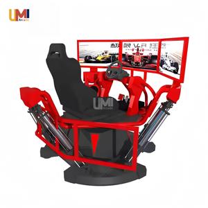 9D đua mô phỏng 3 màn hình thể thao công viên thực tế ảo xe VR Mô phỏng trò chơi đồng tiền hoạt động máy thép - Product Image 3