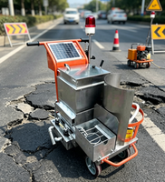 Machine professionnelle de scellement des fissures avec application précise des matériaux pour les projets de maintenance des routes en asphalte