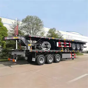 brand Madagascar 2 Axle Superlink Side Wall Double Combination 20ft Container Interlink Semi Trailer