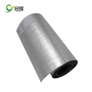 Thermal Insulation Waterproof Aluminum Foil PP Woven Fabric Laminating For Building Woven Fabric