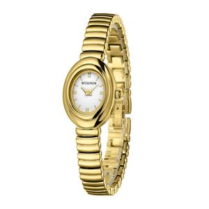 Reloj de Lujo Minimalista Personalizado para Mujer, Aleación de Oro, Movimiento de Cuarzo, Resistente al Agua 3BAR, Cierre Plegable, Fábrica China - Product Image 2