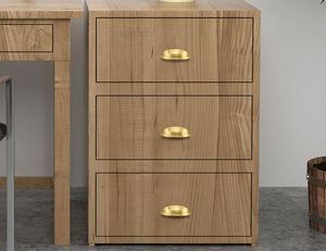 Brass <strong>Cabinet</strong> Door <strong>Pull</strong> <strong>Shell</strong> <strong>Handle</strong> Hardware <strong>Drawer</strong> Furniture Golden <strong>Shell</strong> <strong>Handle</strong> - Product Image 5