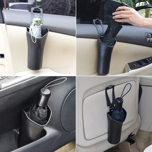Support de parapluie pour voiture, type suspendu, rangement de parapluie pour siège arrière, sac poubelle multifonctionnel pour voiture, rangement de voiture imperméable. - Product Image 4