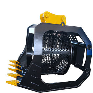 Rotary Screening <strong>Bucket</strong> for Scrap Metal Removal Debris Excavation and <strong>Fill</strong> Hydraulic Screening <strong>Bucket</strong> Screens Out Soil Debris - Product Image 1