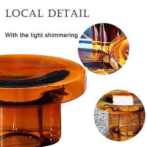 Elegante piano in vetro ambrato da 14,96 pollici per casa camera da letto e soggiorno <span class=keywords><strong>sala</strong></span> uso - Product Image 3