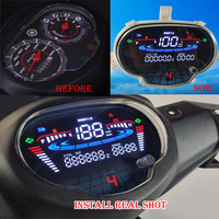 Velocímetro para Motocicleta Yamaha Crypton 115, Conjunto de Instrumentos Electrónicos, Accesorios