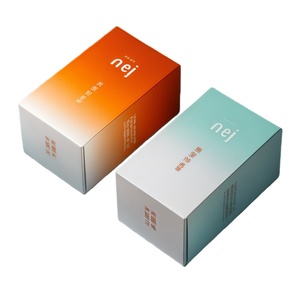 Sản phẩm mỹ phẩm Bao bì hộp nhỏ hộp các tông biểu tượng tùy chỉnh chăm sóc da hộp giấy bán buôn trắng Mỹ phẩm đóng gói ban ngà - Product Image 4