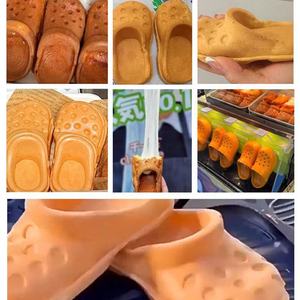 Machine de fabrication de gaufres électriques en forme de chaussures Revêtement antiadhésif Machine à pain en forme de <span class=keywords><strong>chaussure</strong></span> 4 pièces Baker Commercial - Product Image 6