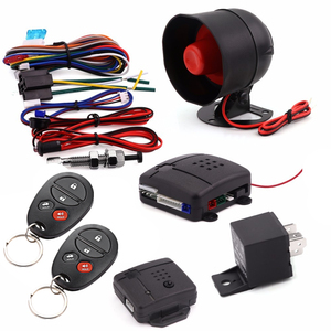 Wireless Plastic Auto-Rearming Anti Remote Security <strong>Car</strong> <strong>Alarm</strong> With Remote Trunk Release One Way <strong>Car</strong> <strong>Alarm</strong> System - Product Image 1