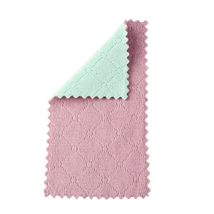 Microfiber Dish Towels 12 Pack Absorbent Oil Resistant Two-color Kitchen Cleaning Cloth for Pots and Pans - Product Image 4