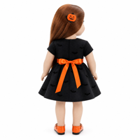 Poupée en tissu et vinyle de 18 pouces, costume d'Halloween, jouet en peluche, éducatif et doux