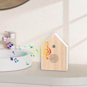 Caja de Sonidos de la Naturaleza Moderna Yun, Diseño Clásico Blanco con Concierto de Aves Alegres, Tecnología de Sensor de Movimiento, Herramienta de Relajación - Product Image 5