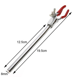 Penjepit Logam HAIJU LAB Tipe Single Three Fingers/Prong Extension Flask Clip, Penjepit Kecil untuk Penyesuaian, Penjepit Stand Lab Kimia - Product Image 4