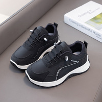 Nouvelles baskets décontractées pour garçons et filles, collection Printemps/Automne 2026, en microfibre imitation, imperméables, antidérapantes, à lacets avant, style moderne