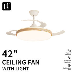 Electric Dc Motor 36 Inch Indoor Modern Led Invisible <b>Ceiling</b> <b>Fan</b> Light <b>with</b> Hidden Blades <b>Remote</b> <b>Control</b> Foldable Plastic - Product Image 2