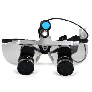 Microscope dentaire portable avec éclairage LED monté sur cadre, loupe inclinée 3,5-5,5x pour usage médical - Product Image 3