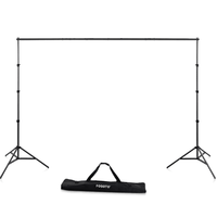 Haute qualité FOSOTO support de fond solide Kit de système de Support de trépied de toile de fond léger pour la photographie en Studio photographique