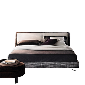 Cama de tela de esponja cama de almacenamiento nórdica pequeño apartamento Simple moderno 1,8 m <span class=keywords><strong>dormitorio</strong></span> principal cama de <span class=keywords><strong>matrimonio</strong></span> doble extraíble y - Product Image 5