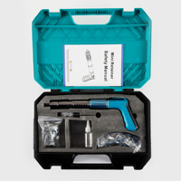 Pistolet à clous portatif industriel de qualité DIY, silencieux et puissant, mini cloueur manuel pour la décoration en acier et les plafonds domestiques