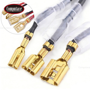 SOCARO Kit de 150 Terminales de Crimpado Hembra y Fundas Aislantes de 2.8/4.8/6.3mm, Terminales de Horquilla de Latón (Sin Conectores Macho) - Product Image 5