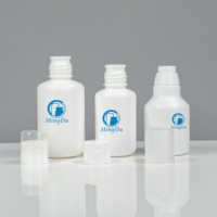 Bouteille en plastique recyclé pour sirop contre la toux, boisson liquide orale, avec couvercle inviolable, pour contenants personnalisés de médicaments