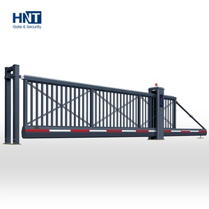 Tự Động Thương Mại Cantilever Trượt Cổng Công Nghiệp Chính Hàng Rào Cổng Xây Dựng Nhà Kho Nhà Máy Nhôm Trượt Cổng - Product Image 3