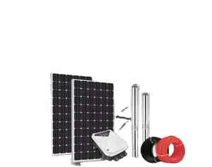 Jntech Solar Dc Motor Solar Pomp Solar Landbouw Waterpomp Systeem 1200W Voor Irrigatie