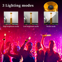 Bâton lumineux LED rechargeable pour bar et boîte de nuit, baguette de danse LED, bâton stroboscopique LED, lumière scintillante pour service de bouteilles de champagne