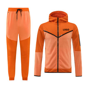 Conjunto personalizado para hombre, Jersey polar de dos piezas, Sudadera con capucha, pantalones de chándal, conjunto de chándal, precio barato, transpirable para hombre - Product Image 2