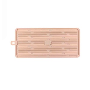 (L X W) 47 X 21cm Kitchen Sink Splash Guard for Multipurpose Heat Resistant Mat Silicone Drainer Mat Silicone <b>Trivet</b> Mats - Product Image 1