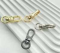 Meilleures ventes : Mousqueton à chaîne de 31 mm pour sacs, en alliage de zinc, pour la fabrication de bagages, accessoires métalliques en alliage, mousqueton.