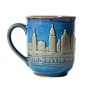 Tasses à café en céramique de qualité supérieure, souvenirs de la ville de la Nouvelle-<span class=keywords><strong>Orléans</strong></span> - Tasses à café avec silhouette en relief - Product Image 2