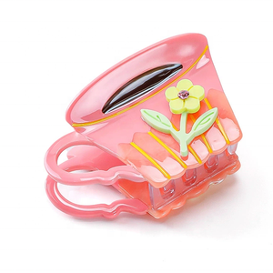 Barrette à cheveux en acétate de haute qualité, style INS 2026, design original, pour filles, usage quotidien, accessoire de mode personnalisé - Product Image 6