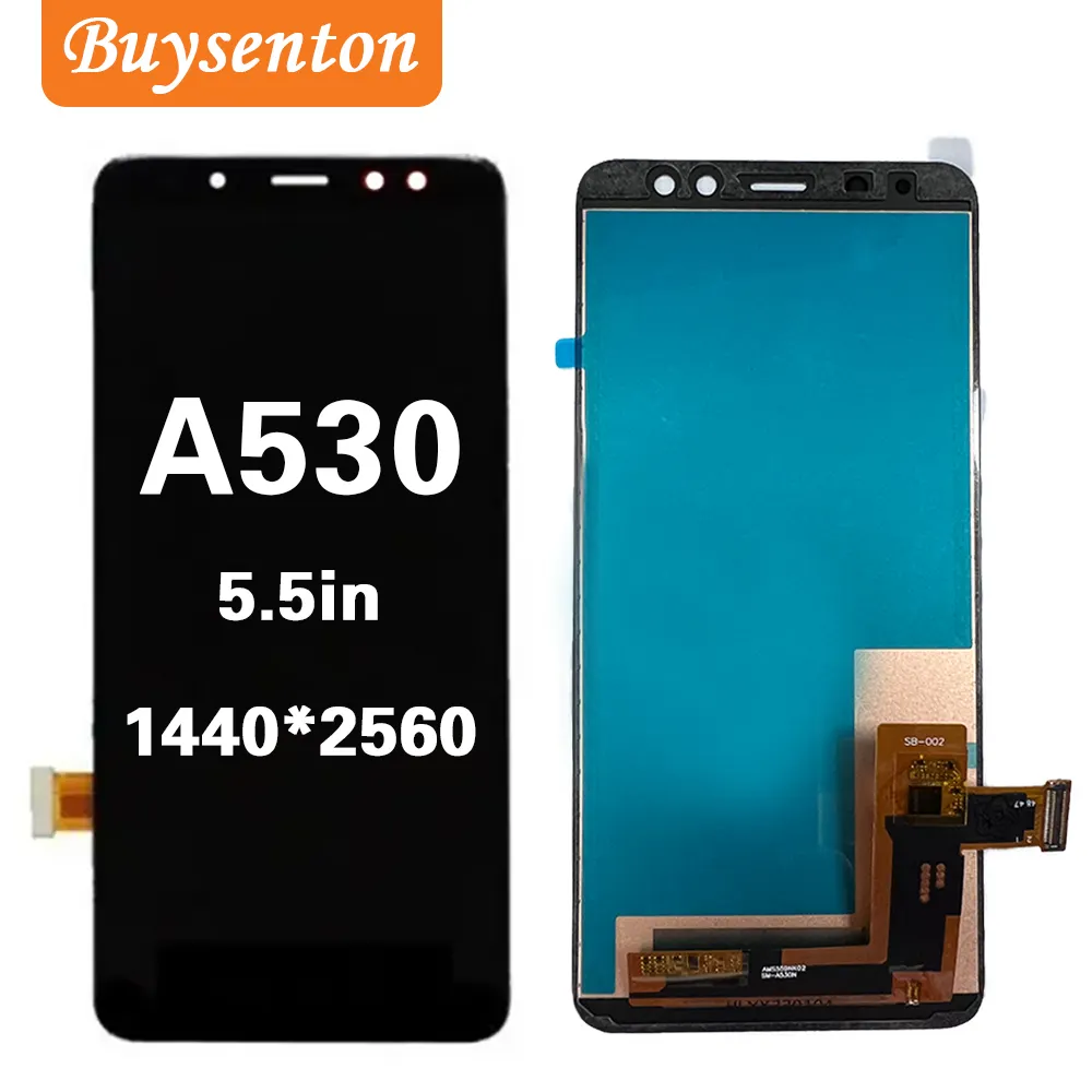 New Original AMOLED LCD For Samsung Mobile Phones Touch Screen For Samsung Galaxy A8 2018 A530 LCD A530F A530DS A530N Display