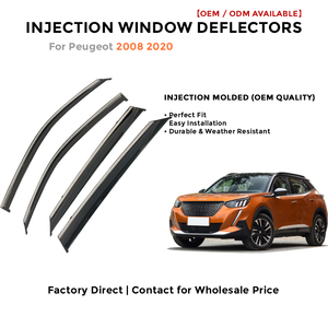 Déflecteurs de fenêtre latérale pare-pluie pour Toyota Cruiser 2019-2020 accessoires auto - Product Image 2