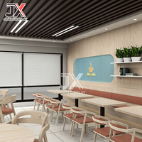 Muebles para Cafetería, Kiosco de Leche, Vitrina para Patatas con Luces LED, Forma Rectangular para Uso Promocional en Centros Comerciales y Restaurantes, Personalizable