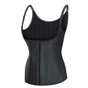 T-ลาเท็กซ์25-Bone ชุดกีฬากระชับสัดส่วนเสื้อกั๊กเอวแบบด้านพร้อมหัวเข็มขัดสำหรับผู้หญิงการสร้างรูปร่างด้านบนขนาด M - Product Image 1