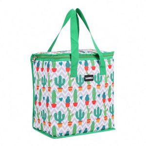 Promotional Double Layers Coolers Custom Oxford Non-woven <b>Polypropylene</b> Insulated Cooler <b>Bags</b> With Logo for Delivery - Product Image 6